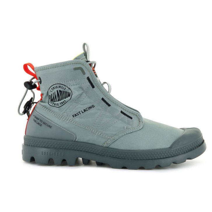 Palladium Pampa Travel Lite Laarzen Dames Grijs | NL 79VEAUF